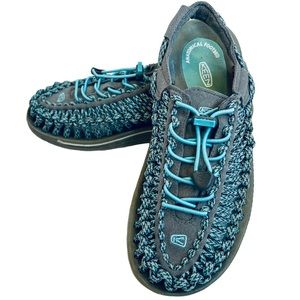 KEEN Uneek Corded Hiking Sandals blue/gray US Women’s 8.5